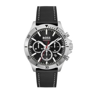 BOSS Troper Analog Black Dial Men's Leather Watch-1514055