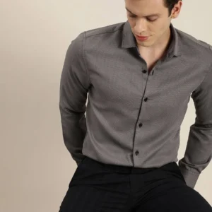 a grey formal shirt